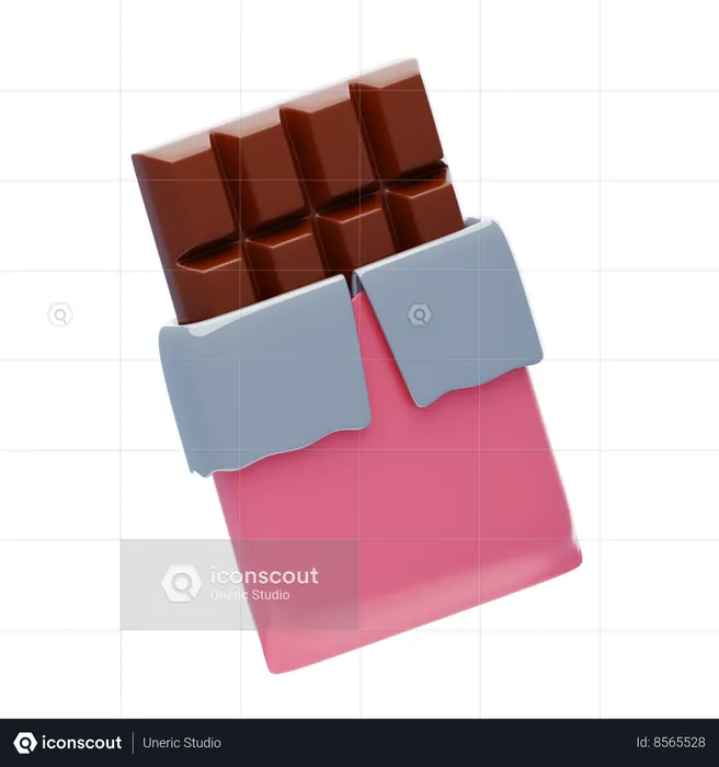 Barre de chocolat  3D Icon