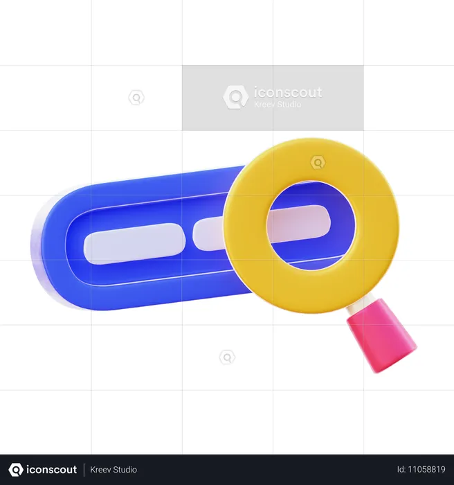 Barre de recherche  3D Icon