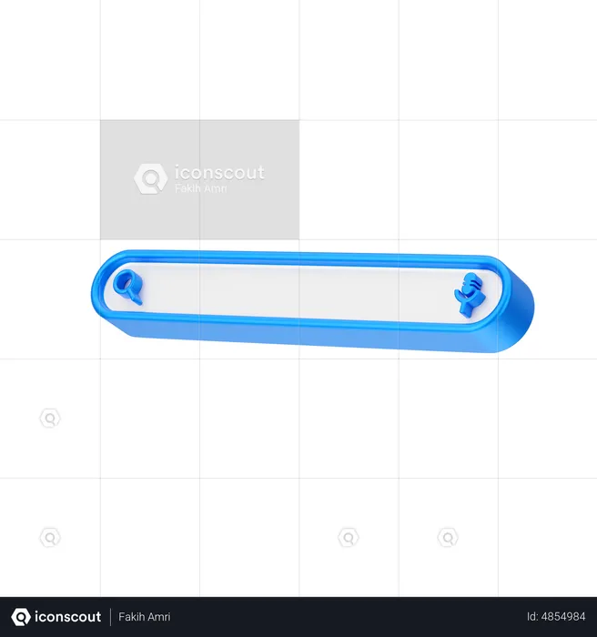 Barre de recherche  3D Icon