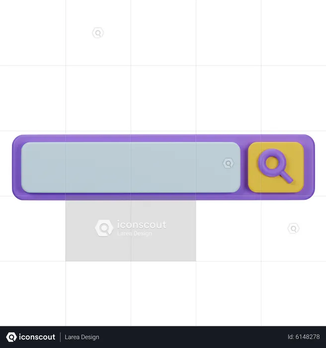 Barre de recherche  3D Icon