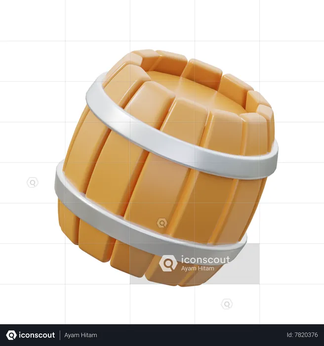 Barrel  3D Icon