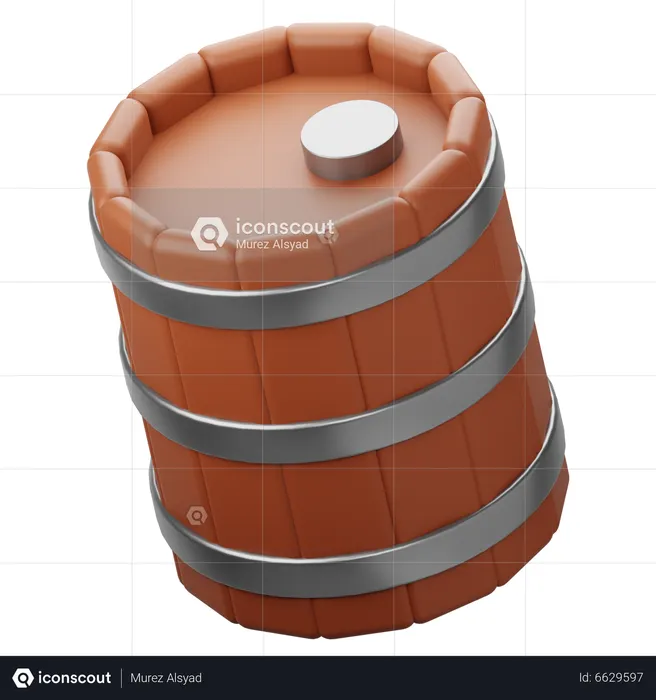 Barrel  3D Icon