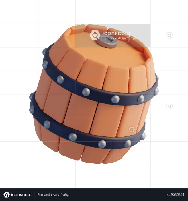 Barrel  3D Icon