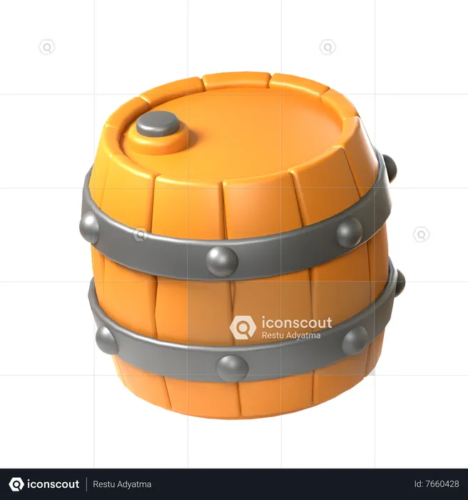 Barrel  3D Icon