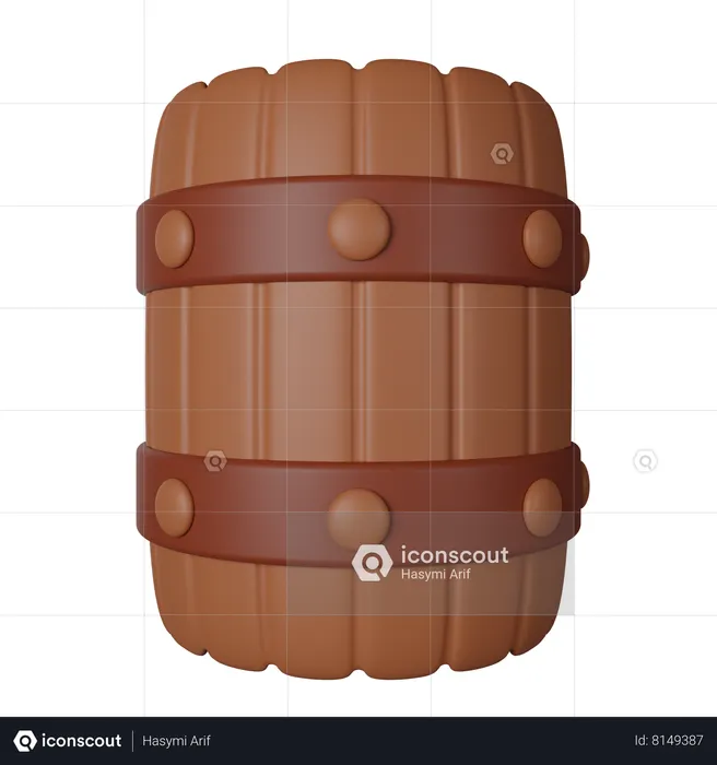 Barrel  3D Icon