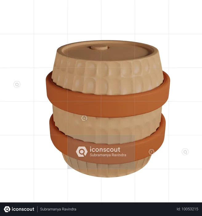 Barrel  3D Icon