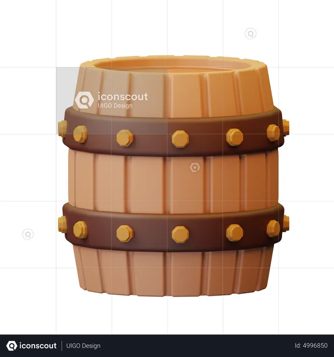 Barrel  3D Icon