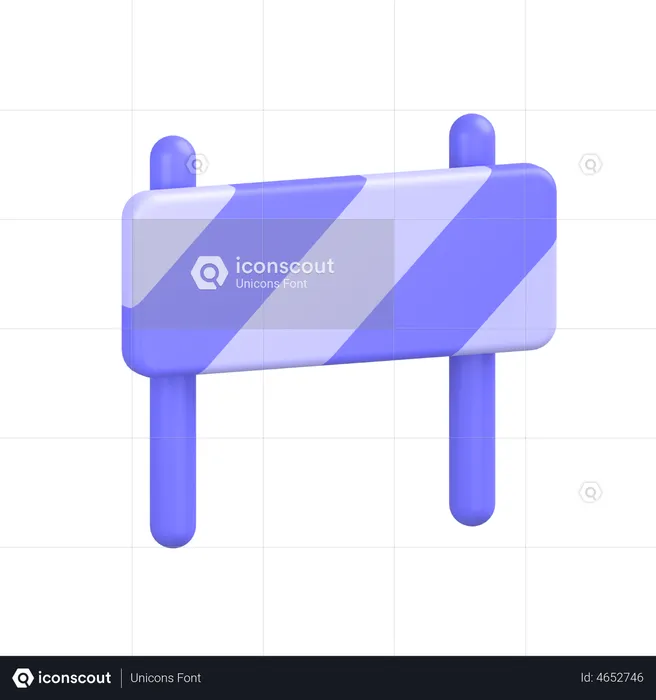 Barricade  3D Icon