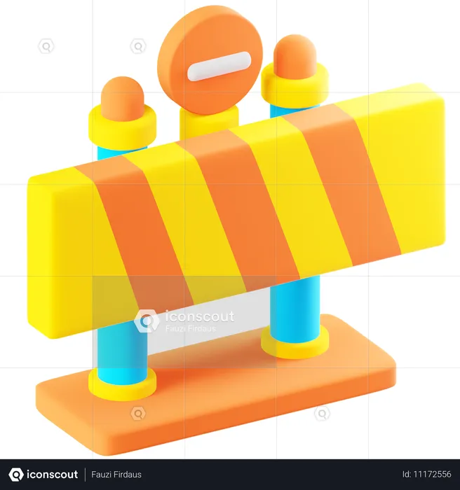 Barrier  3D Icon