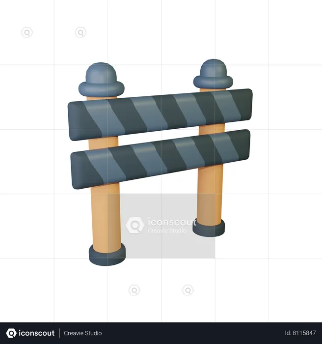 Barrier  3D Icon