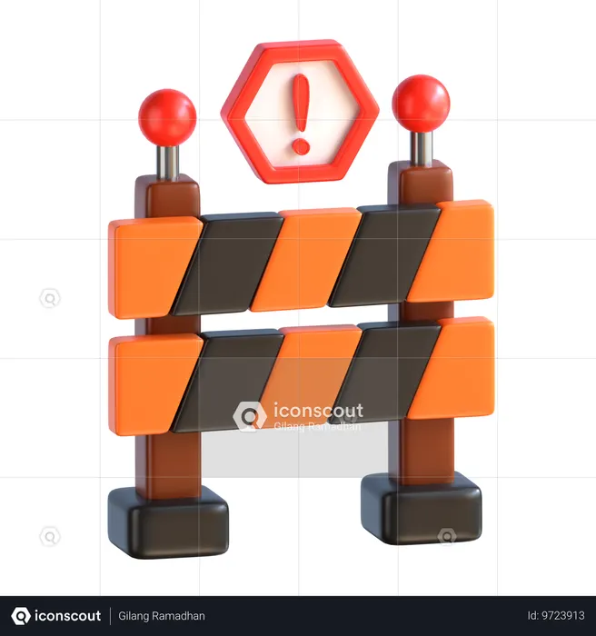 Barrier  3D Icon