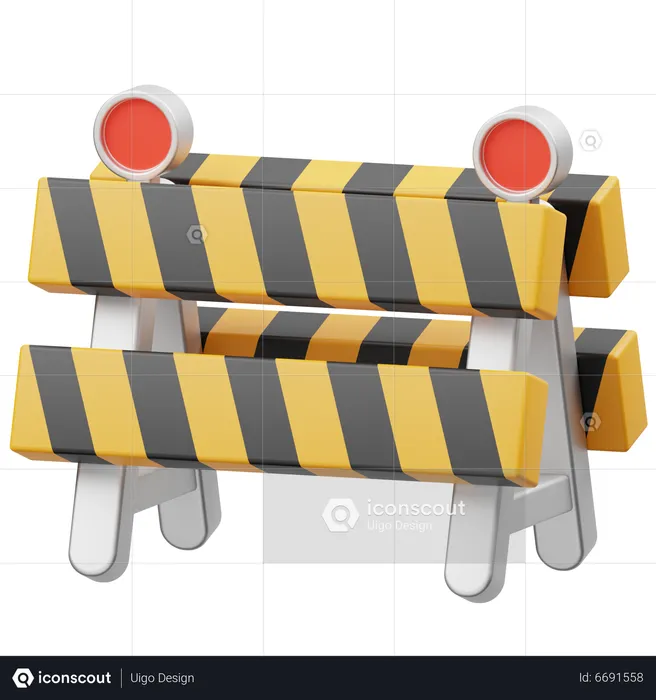 Barrier  3D Icon