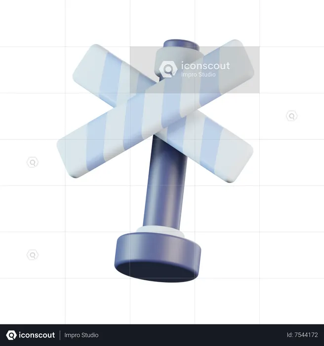 Barrier Crossing  3D Icon