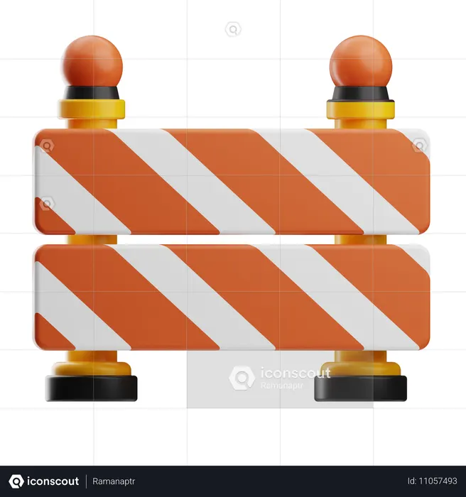 Barrier Office  3D Icon