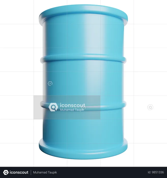 Barril de petróleo  3D Icon