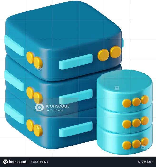 Base de datos  3D Icon