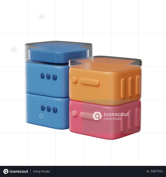 Base de datos  3D Icon