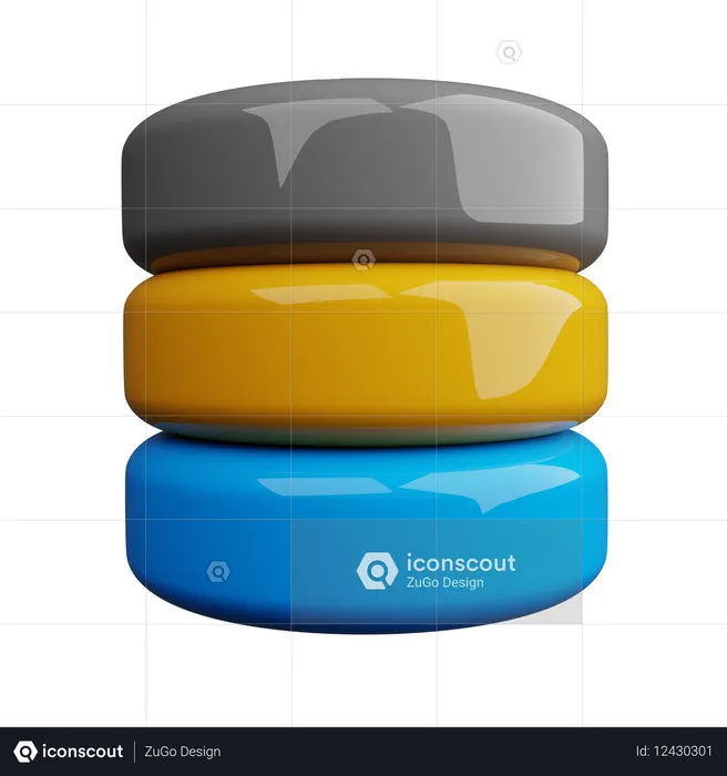Base de données  3D Icon