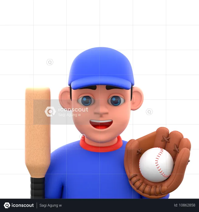 Baseball  3D Icon