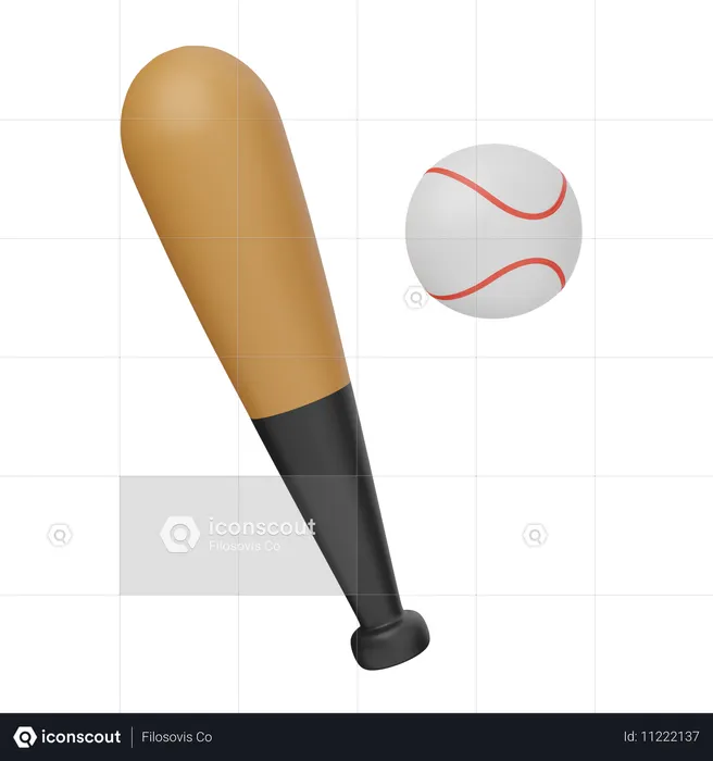 Baseball  3D Icon