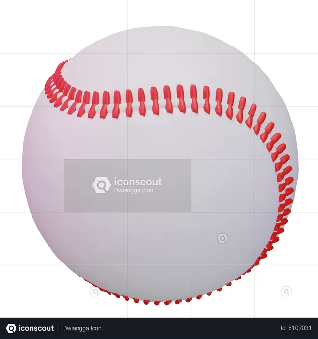 Baseball  3D Icon