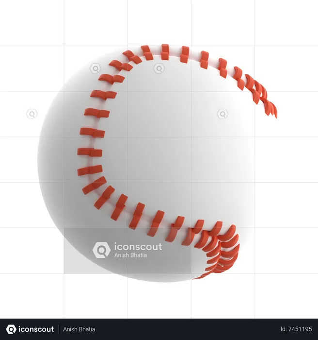 Baseball  3D Icon