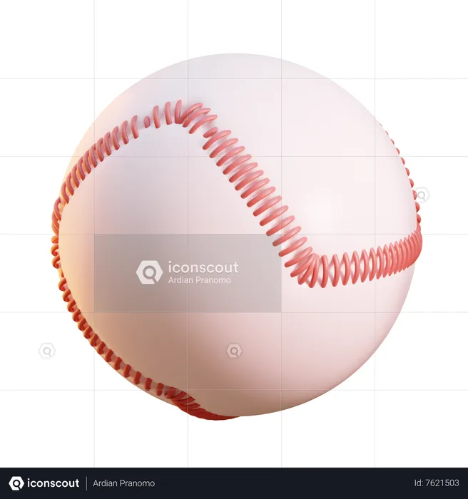 Baseball ball  3D Icon