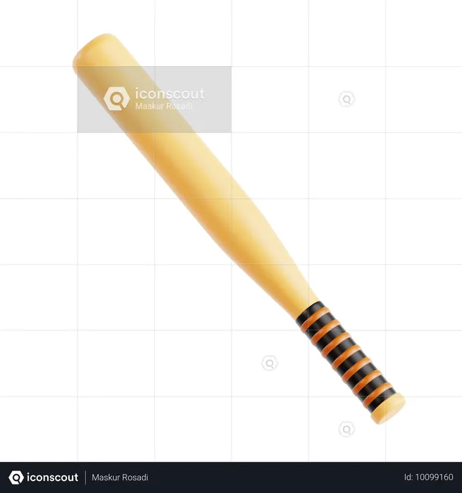 Baseball Bat  3D Icon