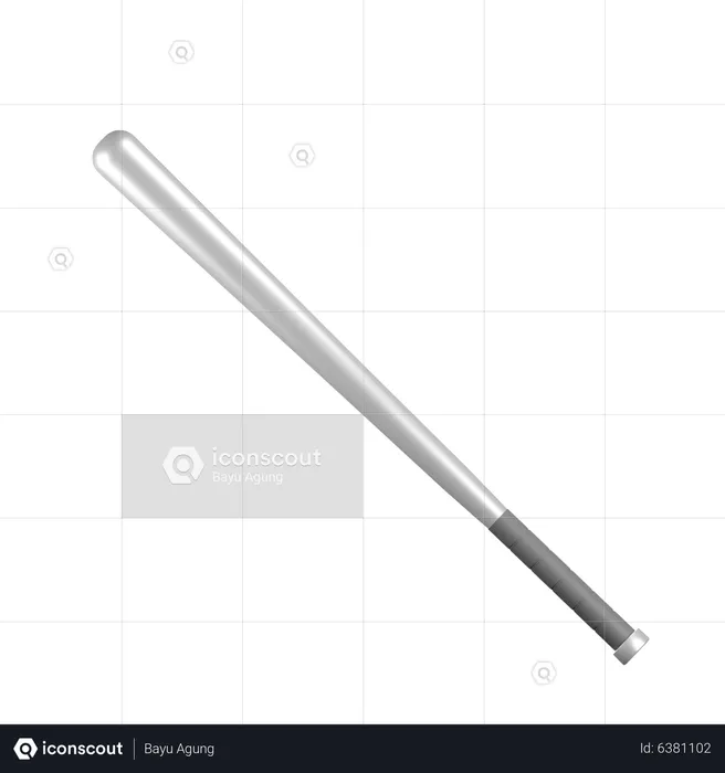 Baseball Bat  3D Icon