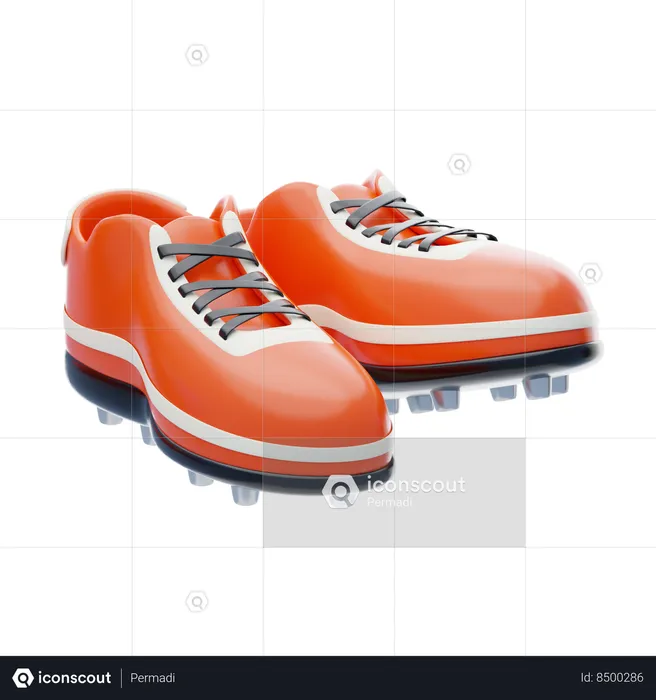 Baseball Cleats  3D Icon