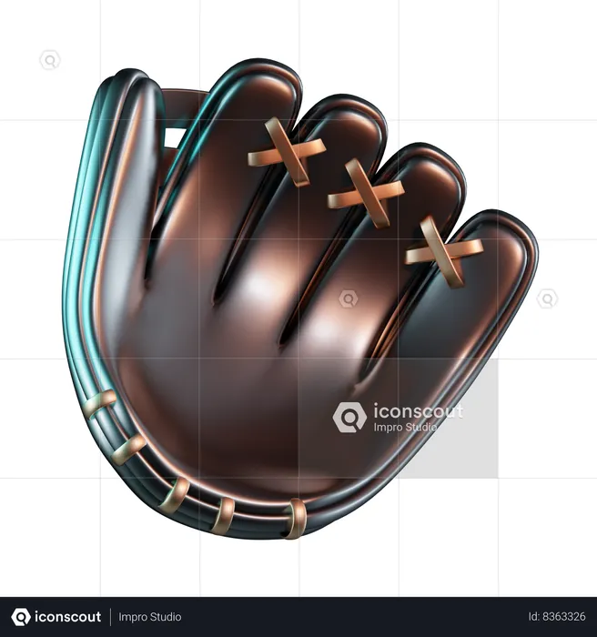 Baseball Glove  3D Icon