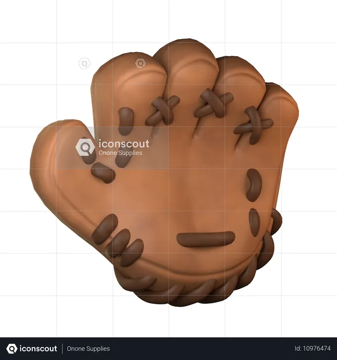 Baseball Glove  3D Icon