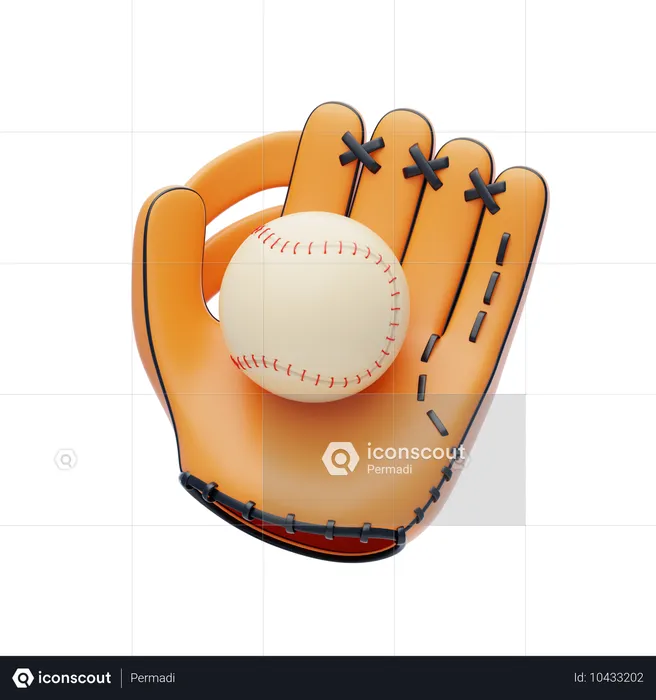 Baseball Glove  3D Icon