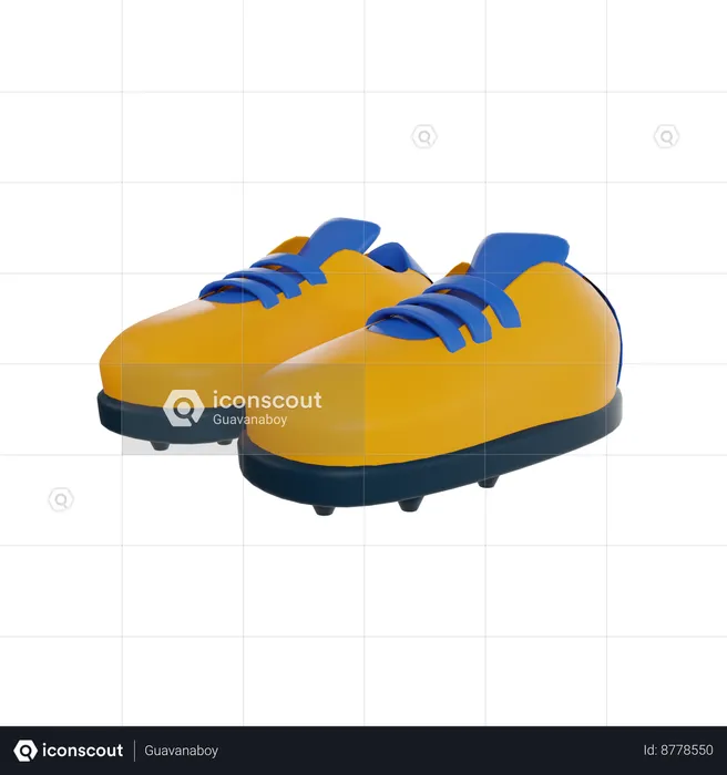 Baseball Sneakers  3D Icon