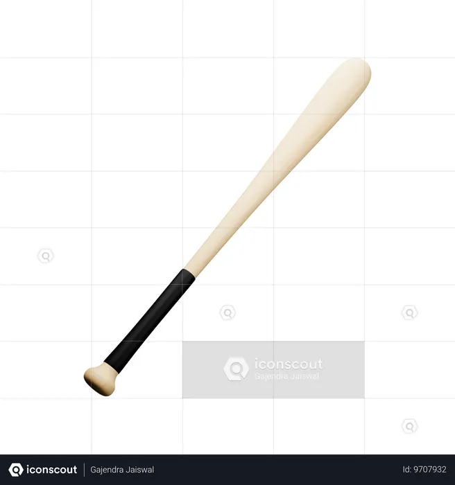 Baseballschläger  3D Icon