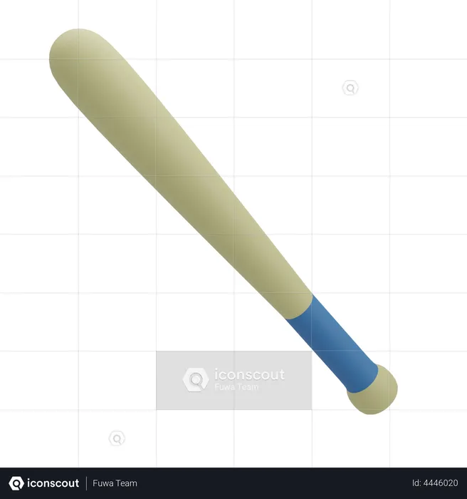 Baseballschläger  3D Icon