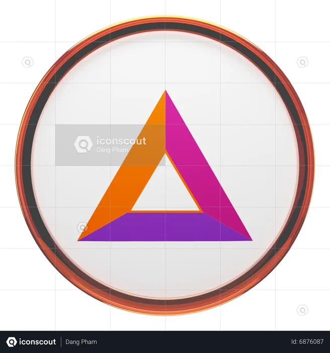 Basic Attention Token  3D Icon