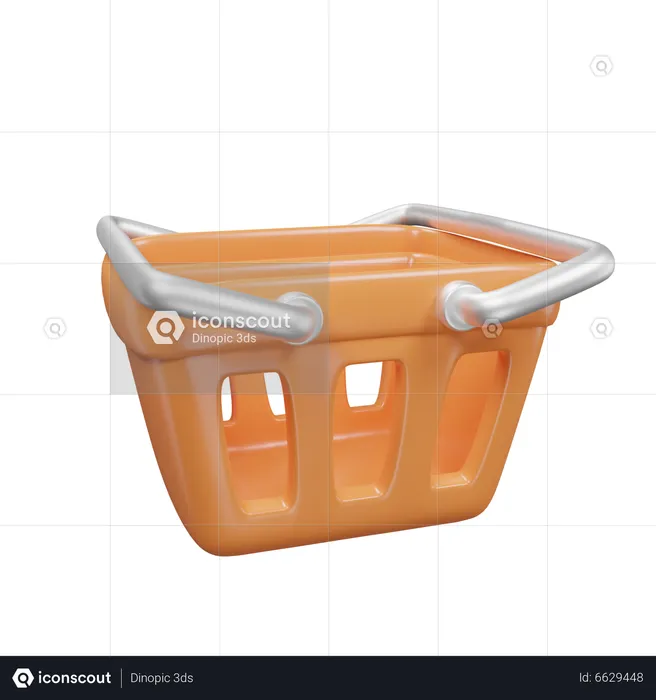 Basket  3D Icon