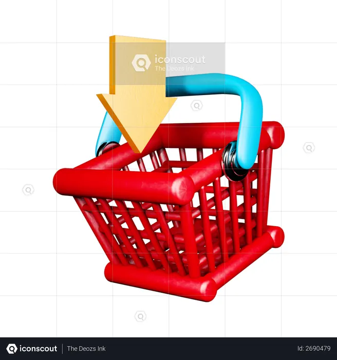 Basket  3D Illustration