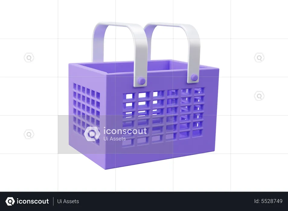 Basket  3D Icon