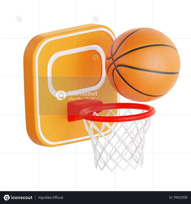 Basket-ball  3D Icon