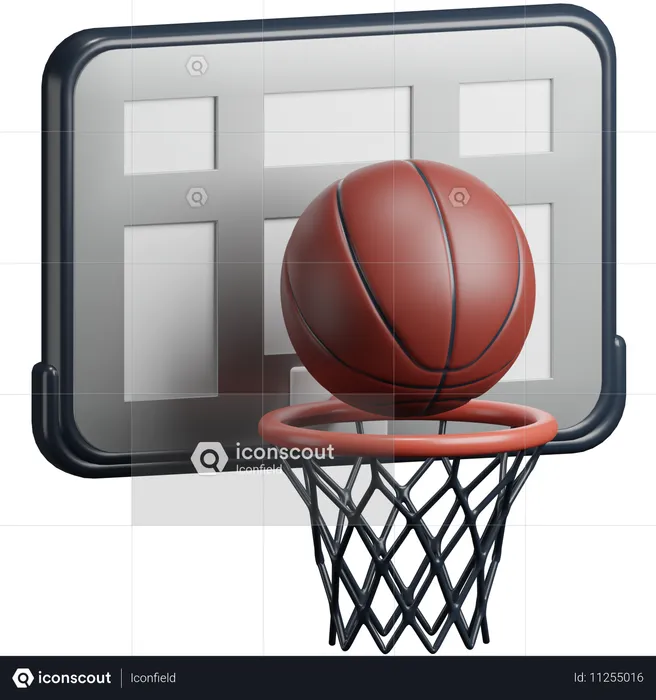 Basket-ball  3D Icon