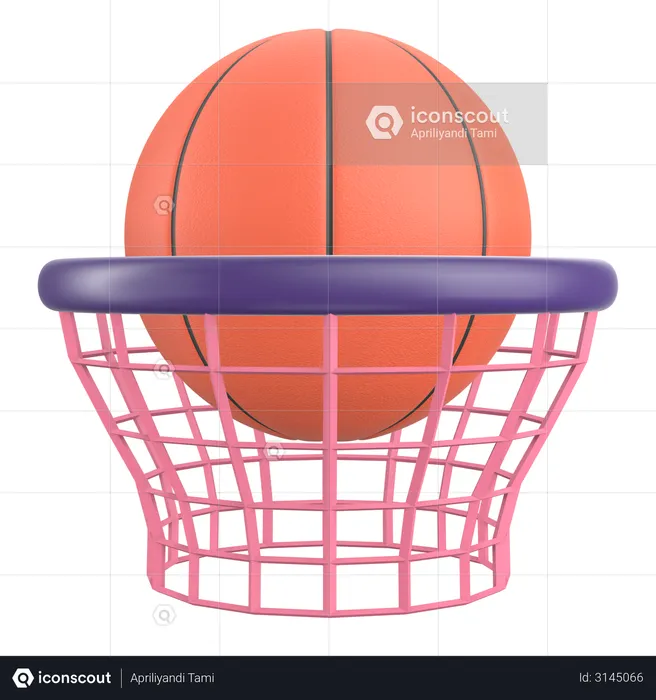 Basket-ball  3D Illustration