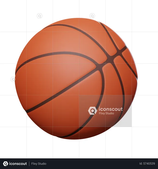 Basket Ball  3D Icon