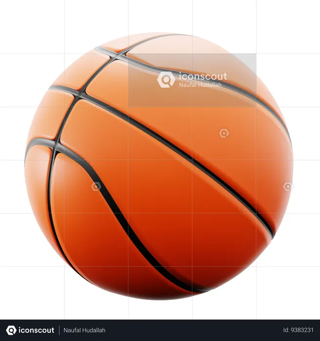 Basket Ball  3D Icon