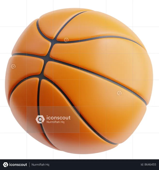 Basket Ball  3D Icon