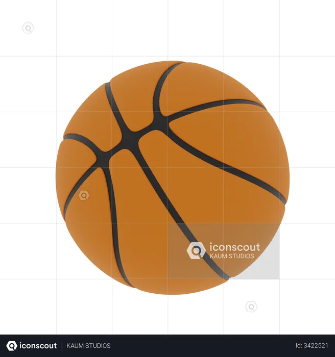 Basket Ball  3D Illustration