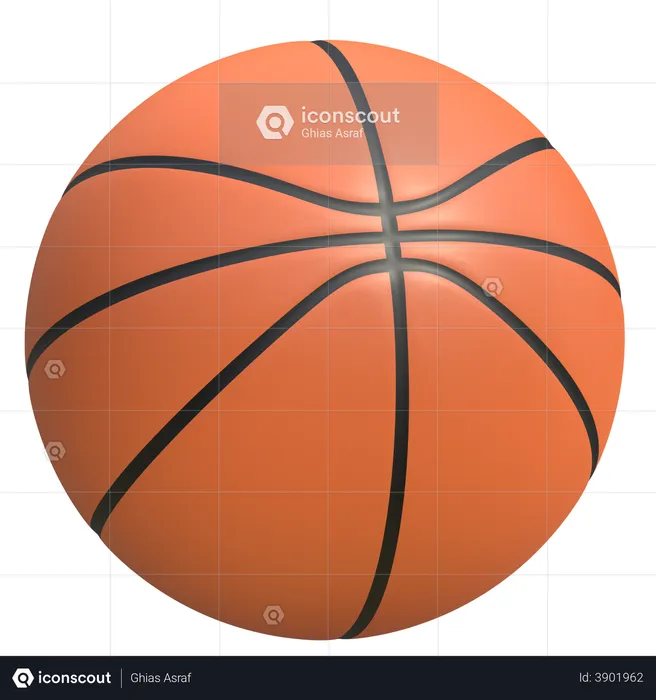 Basket-ball  3D Icon