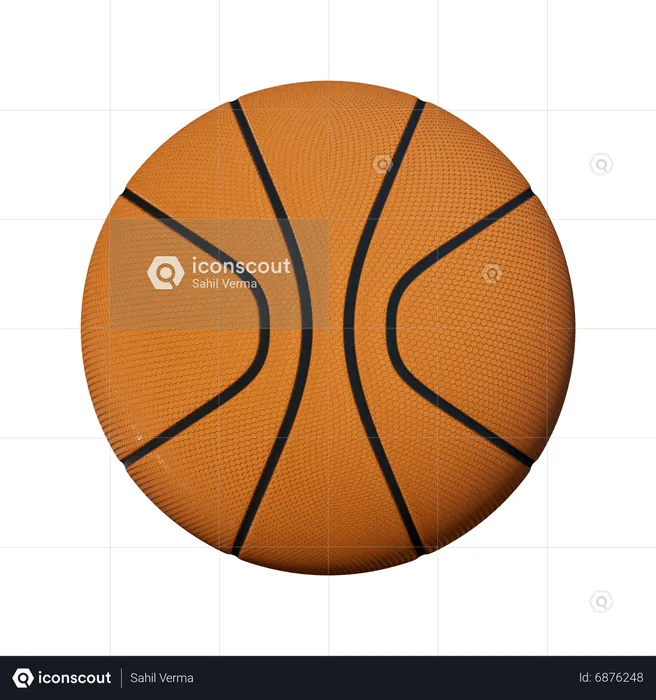 Basket-ball  3D Icon