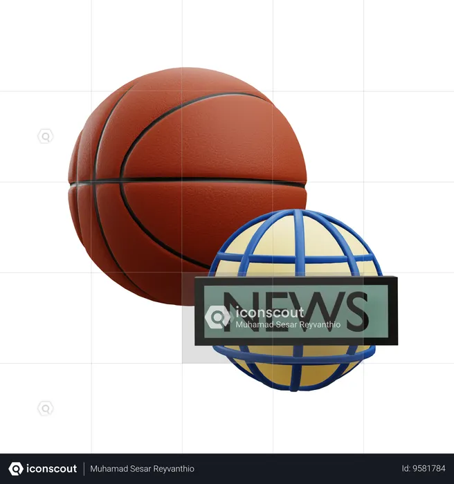 L'actualité du basket  3D Icon